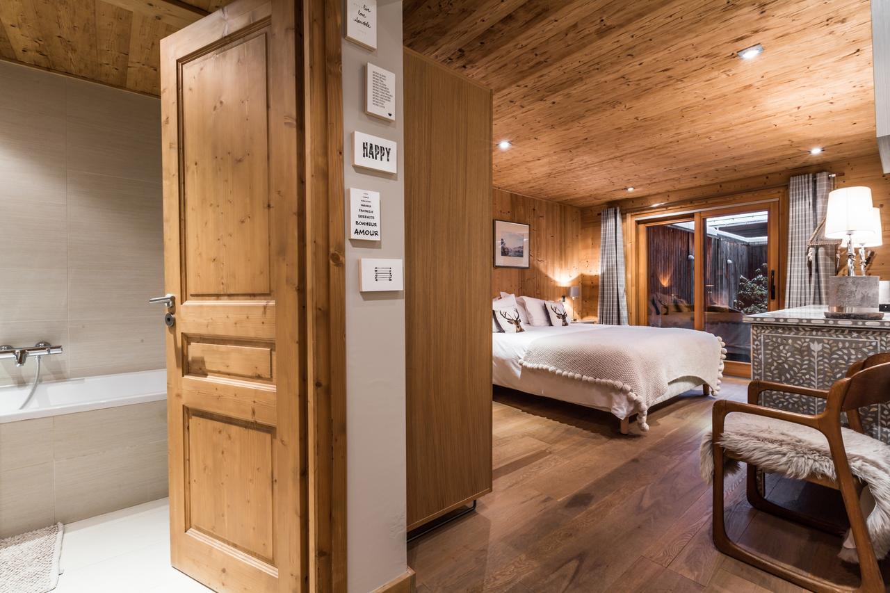 Apartment Au Bon Coin - Luxury Chamonix Hidden Haven, Mont Blanc View, Hot Tub And Garden Buitenkant foto